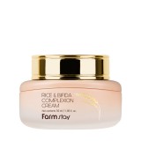 Восстанавливающий крем для лица с бифидобактериями FarmStay Rice & Bifida Complexion Perfect Cream 55 мл